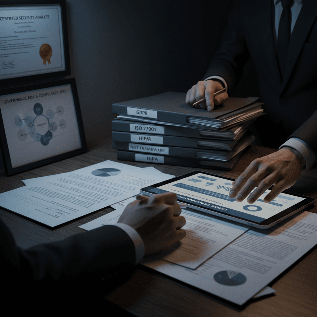 IT compliance and security framework documentation